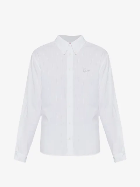 Kenzo logo-embroidered shirt