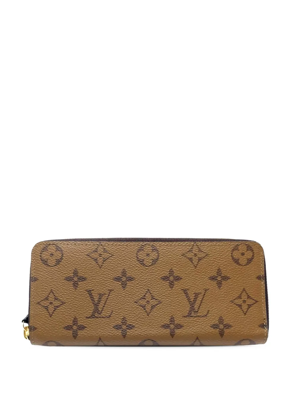 Louis Vuitton Pre-Owned 2021-2026 Monogram Reverse Clemence Wallet long wallets - Marrone