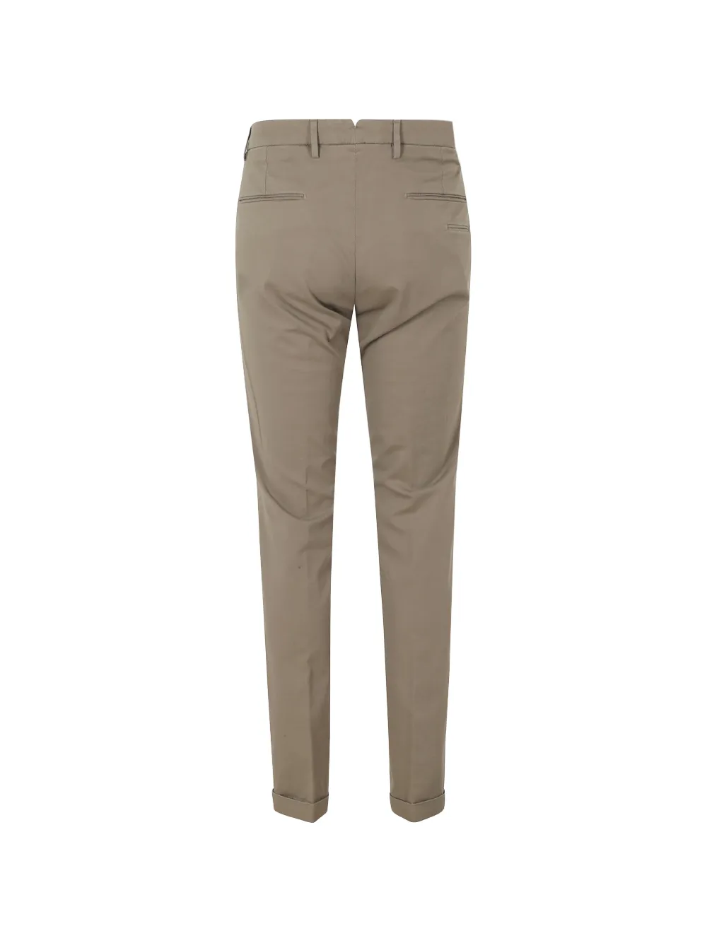 Briglia 1949 Slim-fit chino met omslag Groen