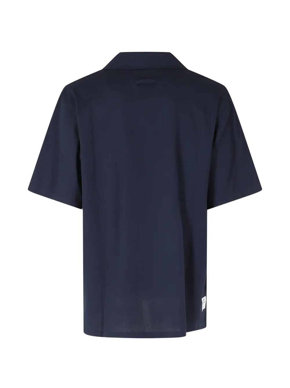 Department 5 Cape overhemd met korte mouwen Blauw
