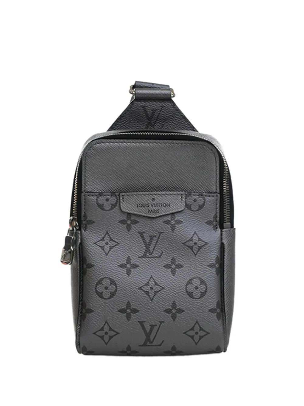 Louis Vuitton Pre-Owned 2020-2026 Monogram Eclipse Taigarama Outdoor Sling Bag crossbody bag - Grigio