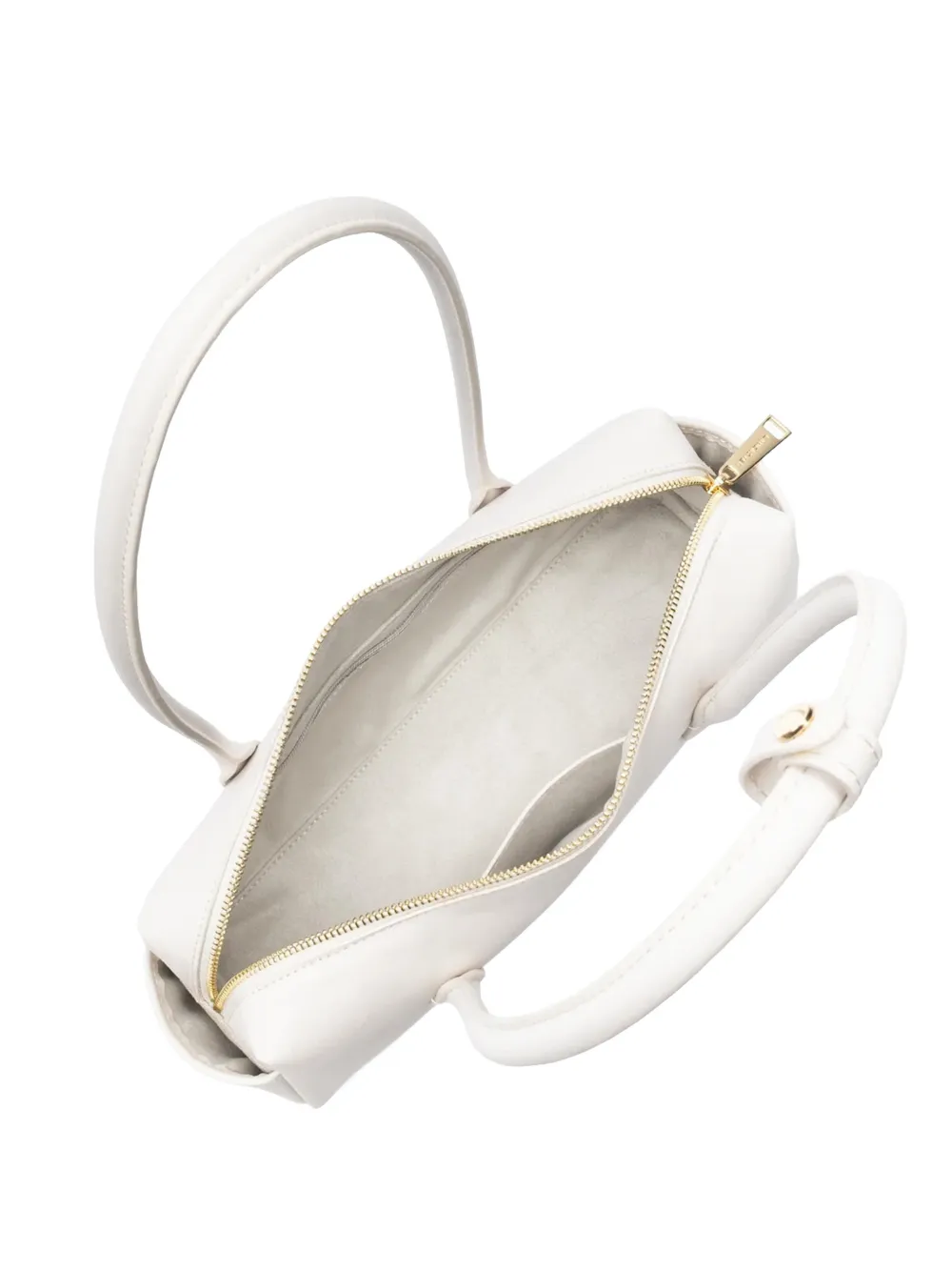 Lancaster Cube Shoulder Bag In White
