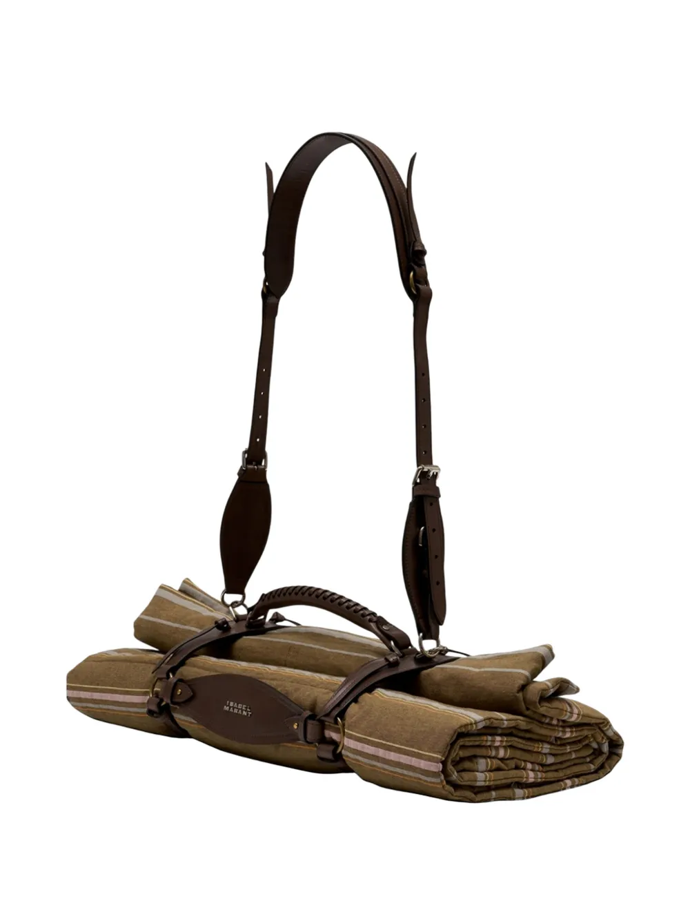 ISABEL MARANT Harness leren reistas Bruin
