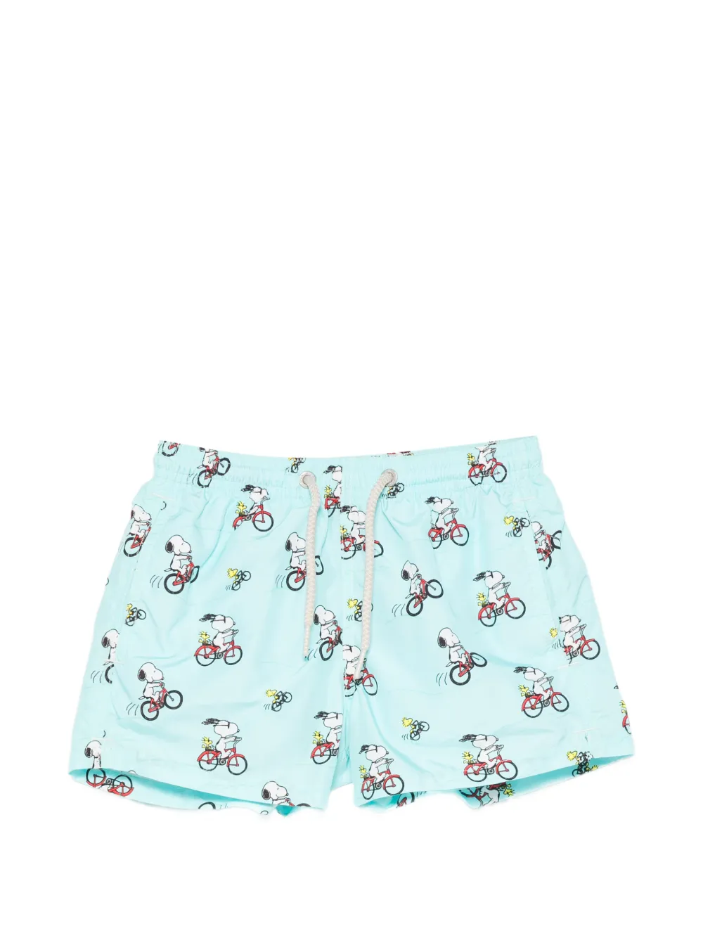 MC2 Saint Barth Kids short de bain à lien de resserrage x Peanuts Jean Lightning - Bleu MC2 Saint Barth Kids short de bain à lien de resserrage x Peanuts Jean Lightning - Bleu