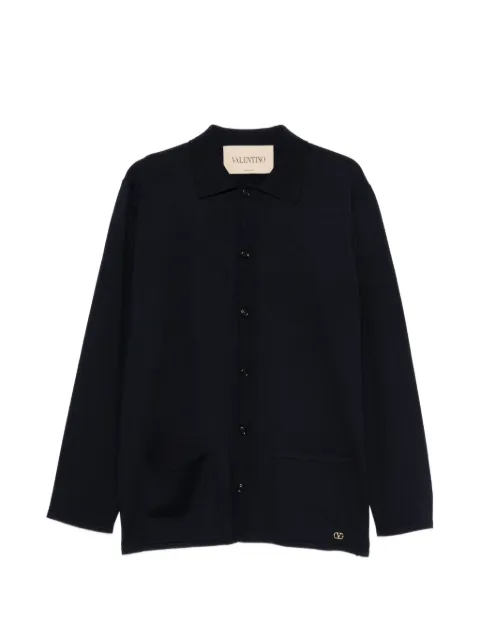 Valentino Garavani button-up patch-pocket cardigan