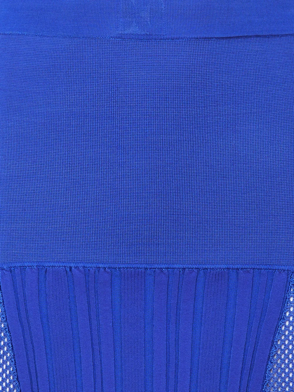 Fleur Du Mal Gehaakte mini-rok met jarretels Blauw