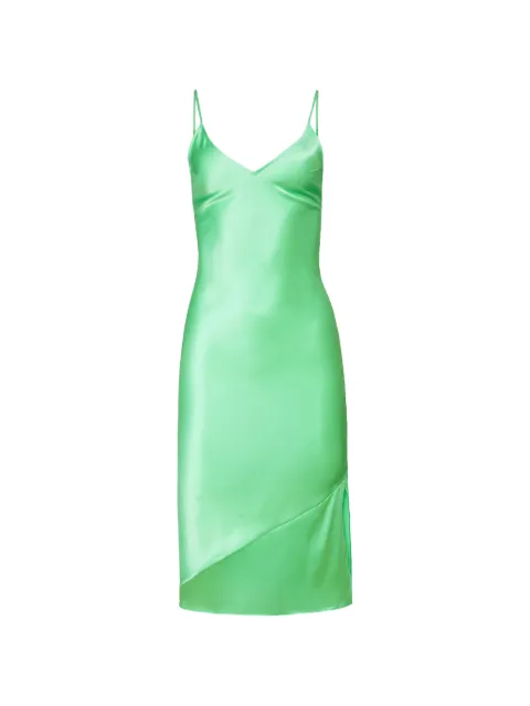Fleur Du Mal vestido midi con cuello en V