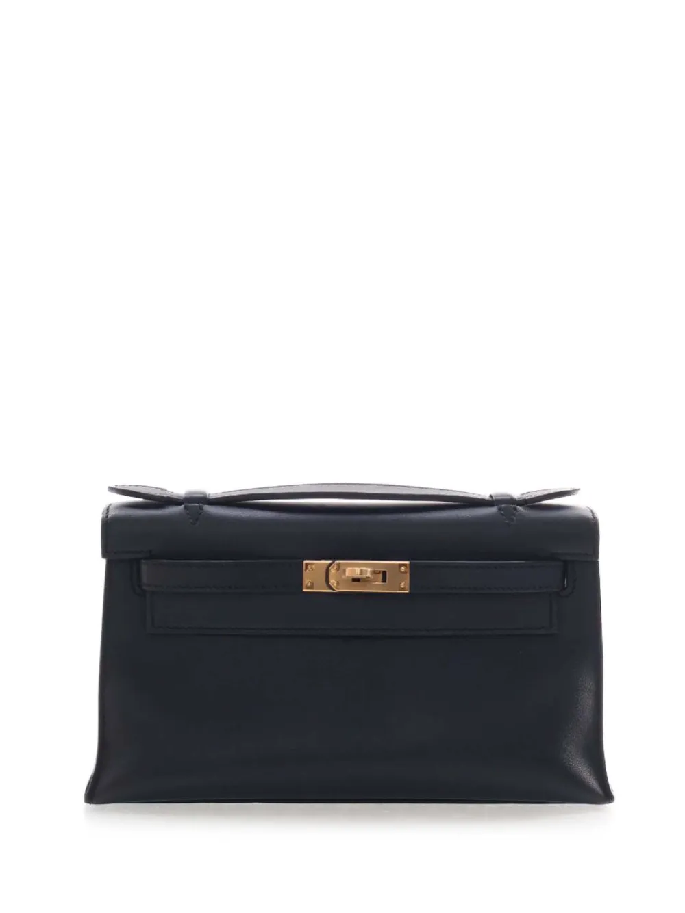 Hermès Pre-Owned 2016 Swift Kelly Pochette 22 handbag - Black