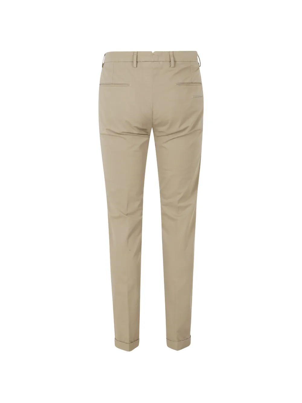 Briglia 1949 Straight chino met omslag Beige