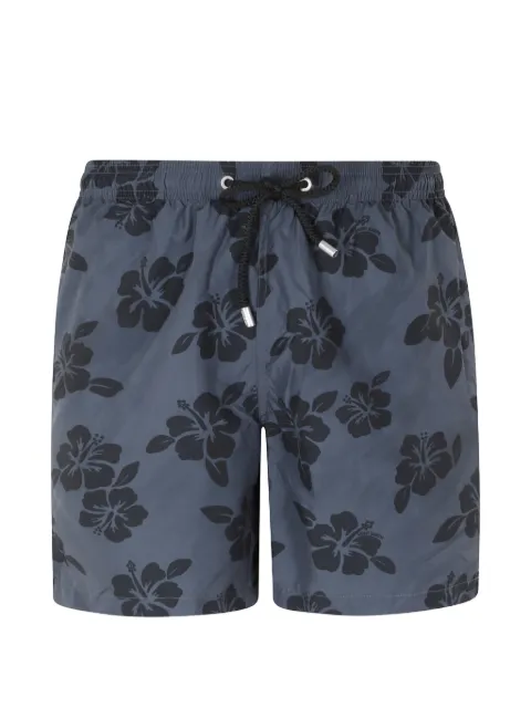 MC2 Saint Barth Lighting Ultralight hibiscus-print swim shorts