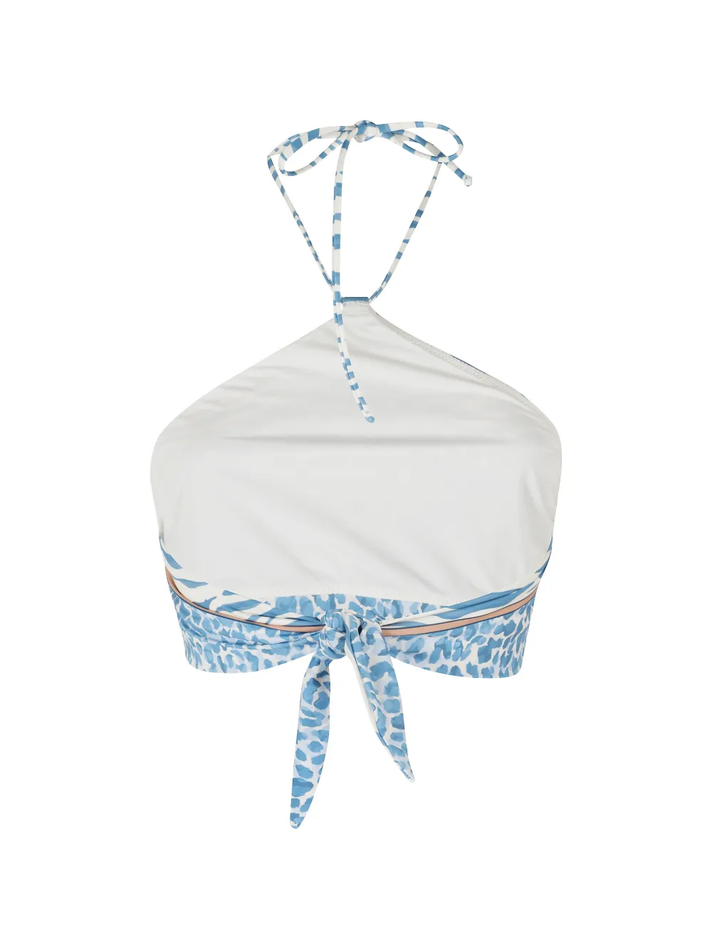 MC2 Saint Barth Nairobi bikinitop met dierenprint Blauw
