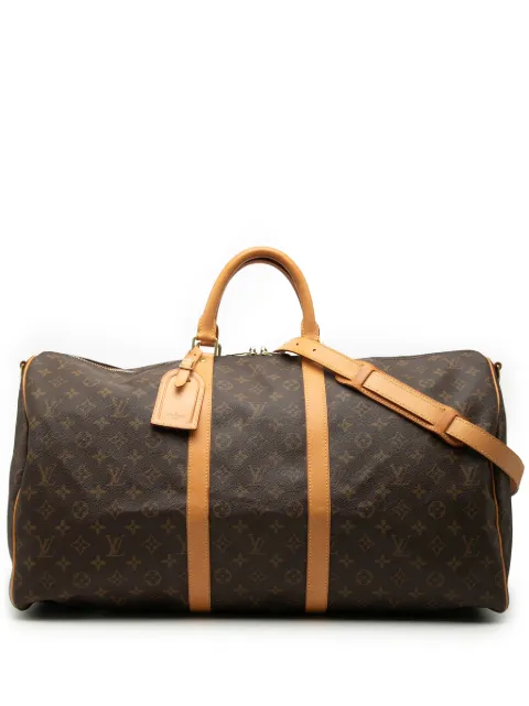Louis Vuitton Pre-Owned 2012 Monogram Keepall Bandouliere 55 travel bag