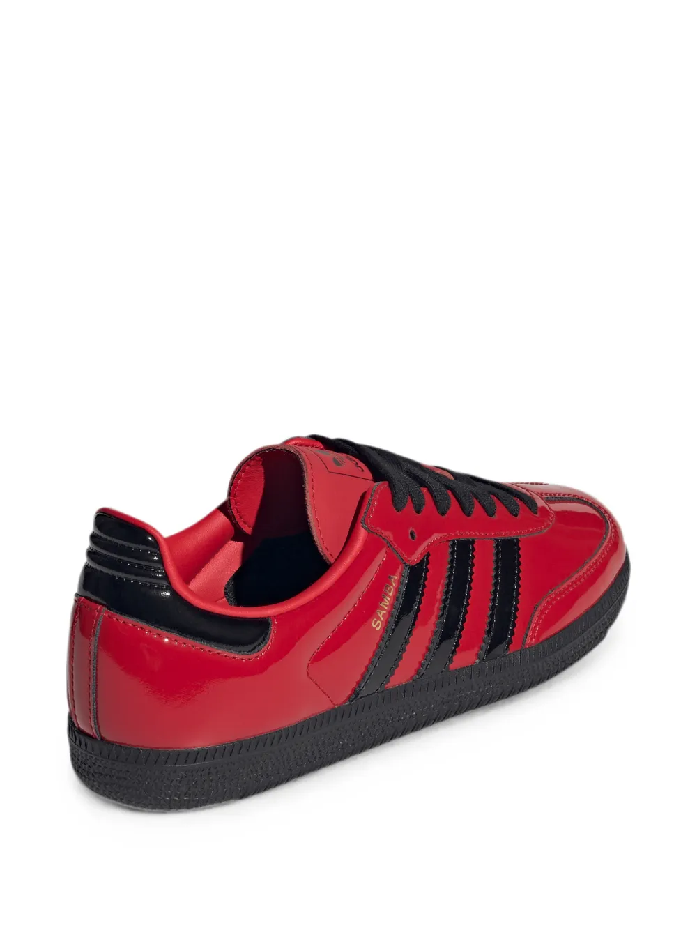 adidas Samba OG patent-finish sneakers Rood