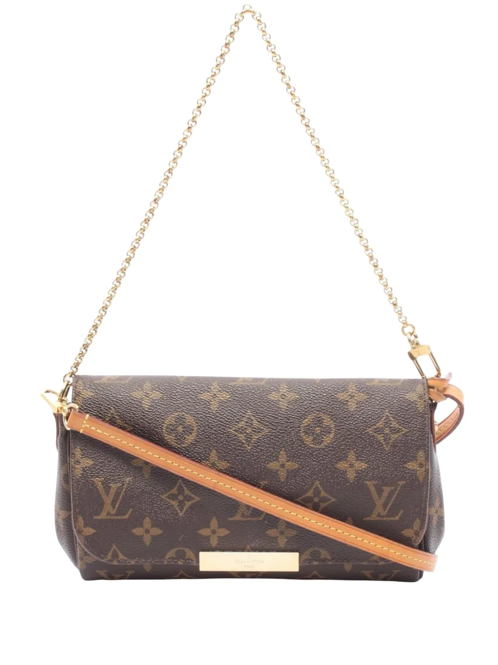 Louis Vuitton Pre-Owned 2015 Monogram Favorite PM satchel - Marrone