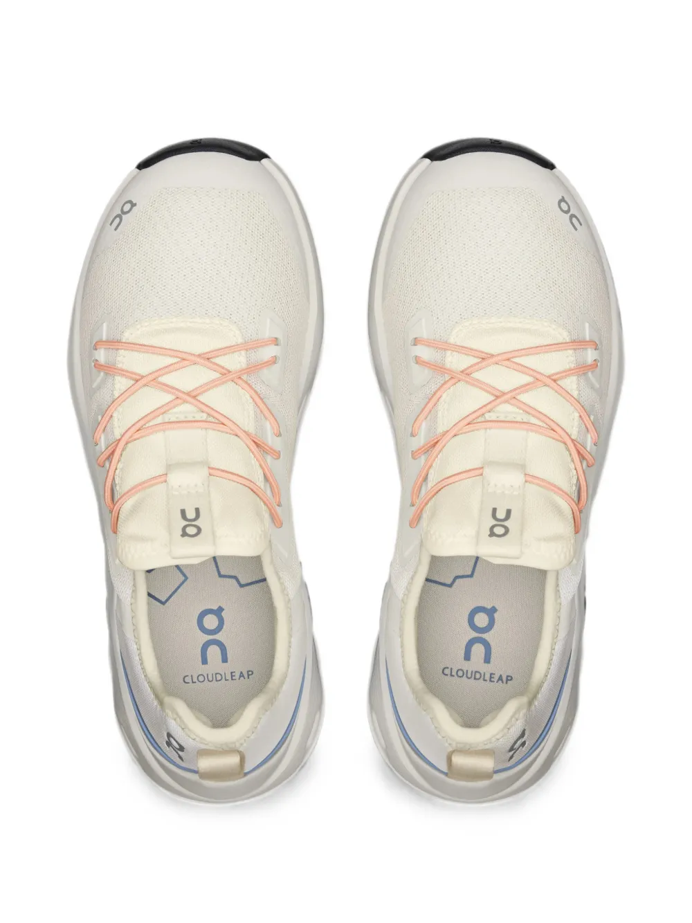 on running kids Cloudleap panelled sneakers Beige