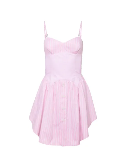 Fleur Du Mal corset-effect mini dress
