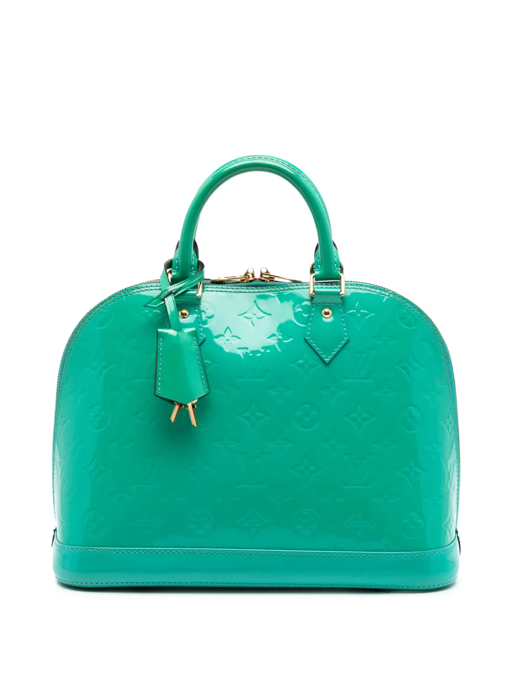 Louis Vuitton Pre-Owned 2015 Monogram Vernis Alma PM handbag - Blu