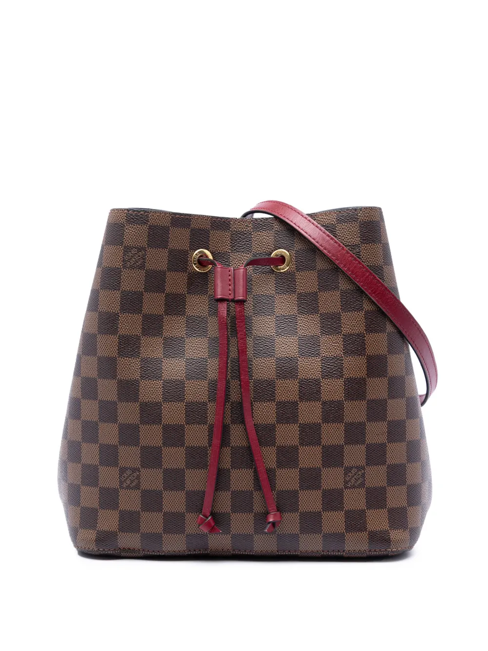 Louis Vuitton Pre-Owned 2019 Damier Ebene Neonoe MM bucket bag - Brown