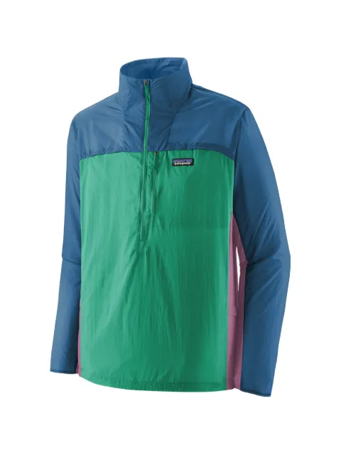 Patagonia Houdini Stash colour-block half-zip jacket