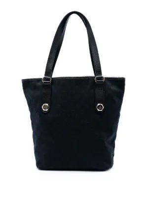 Gucci Pre-Owned 2000-2015 GGキャンバス トートバッグ | ブラック