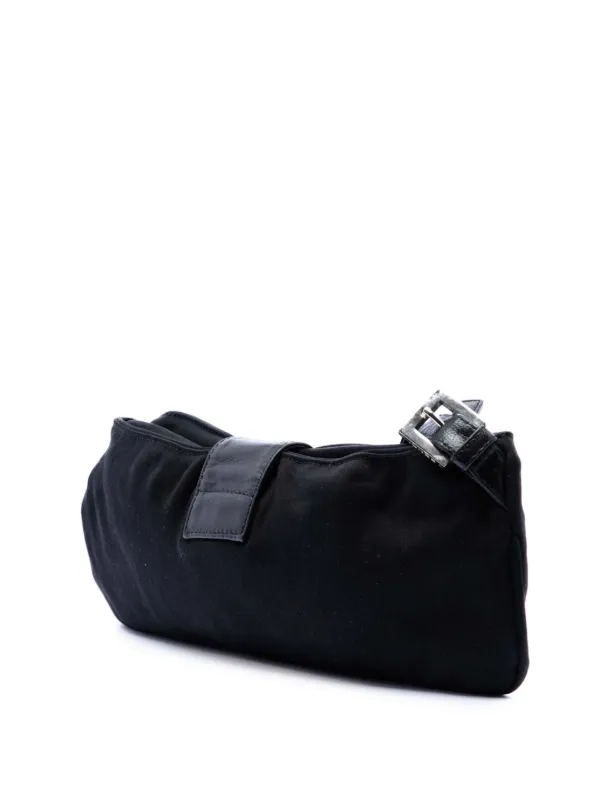 FENDI 黒ジャージー　バゲット Fendi Pre-Owned 2000-2010 ジャージー バゲット ショルダーバッグ