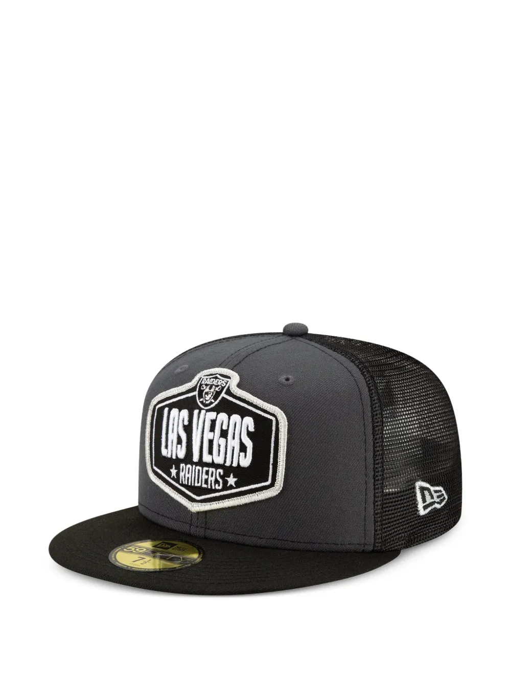 NEW ERA CAP 59FIFTY Las Vegas Raiders 2021 Draft pet Zwart