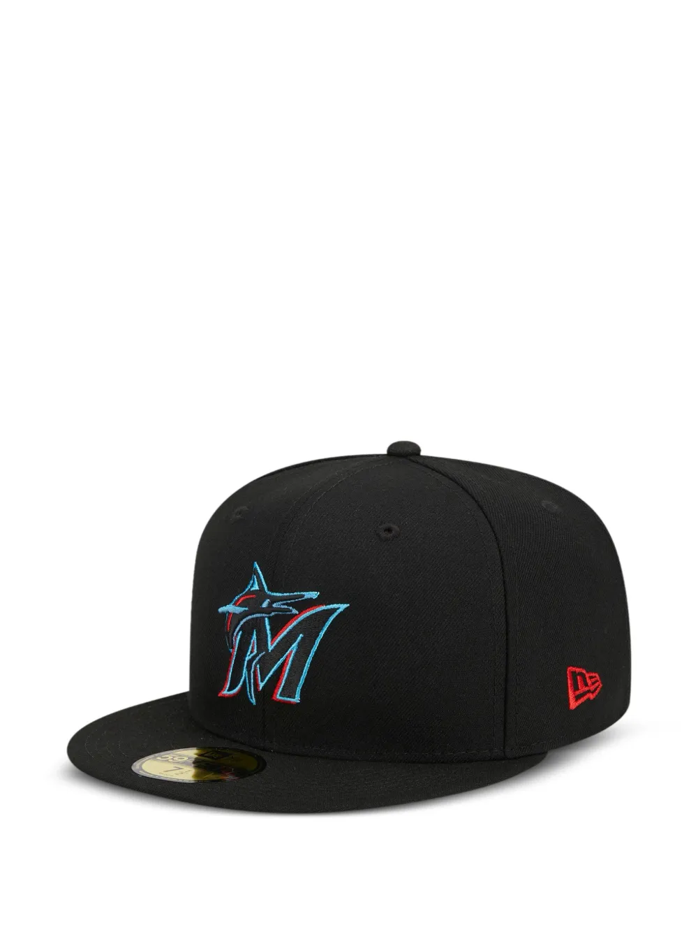 NEW ERA CAP 59FIFTY pet met geborduurd logo Zwart