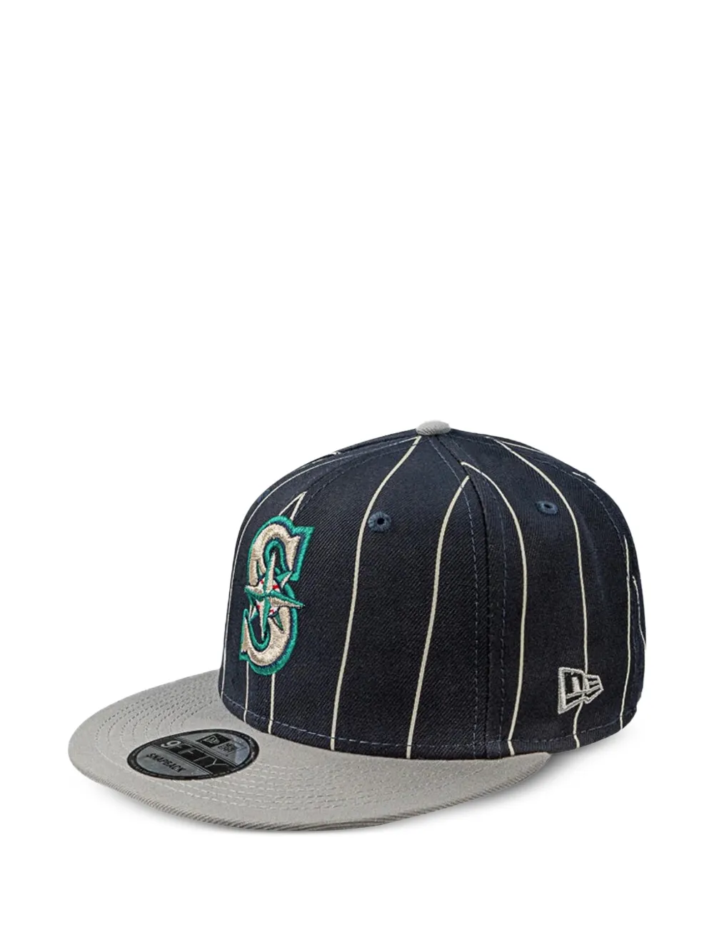 NEW ERA CAP 9FIFTY Seattle Mariners pet met krijtstreep Blauw