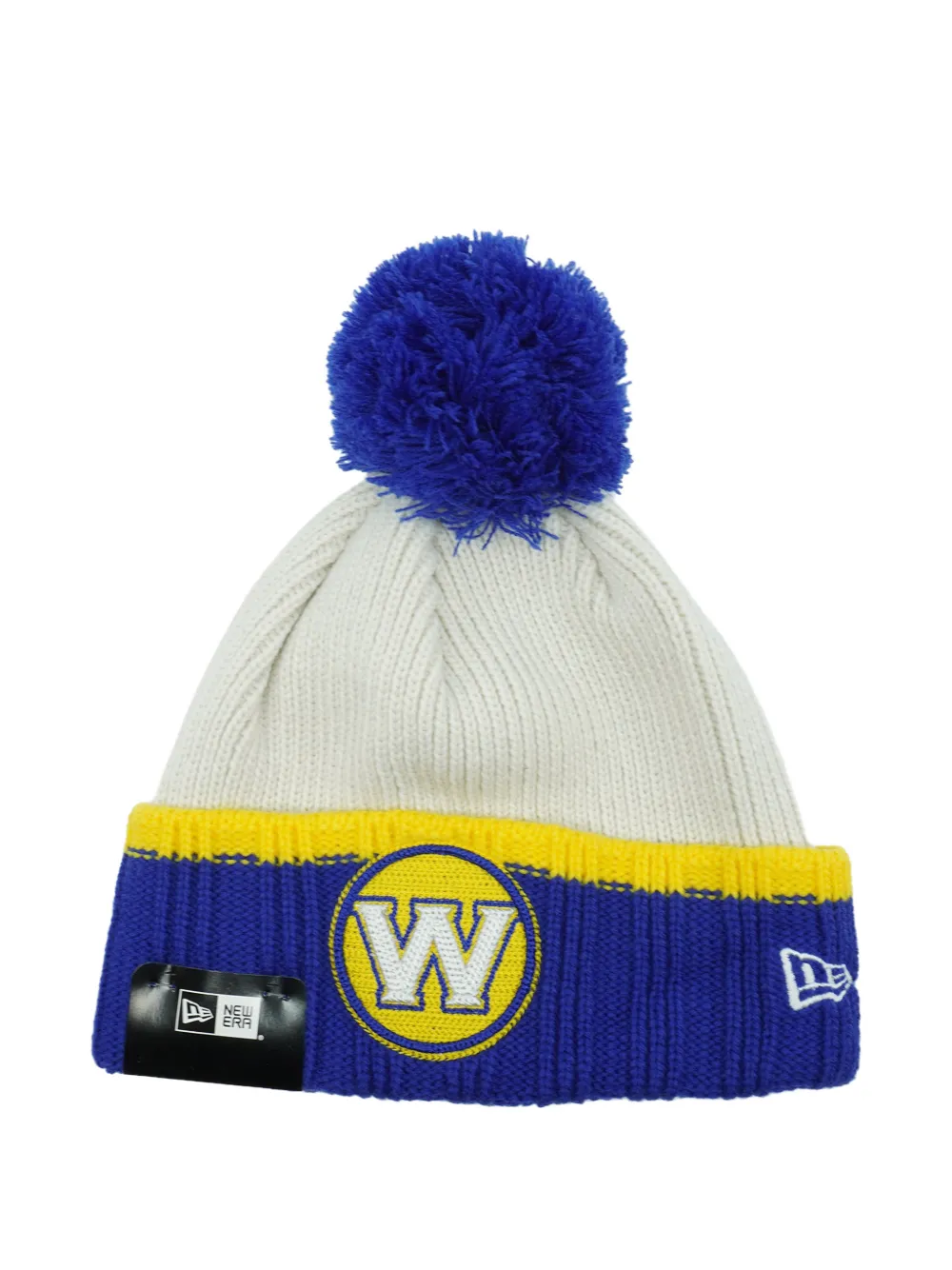 New Era X Golden State Warriors Prime Team Beanie Hat In White