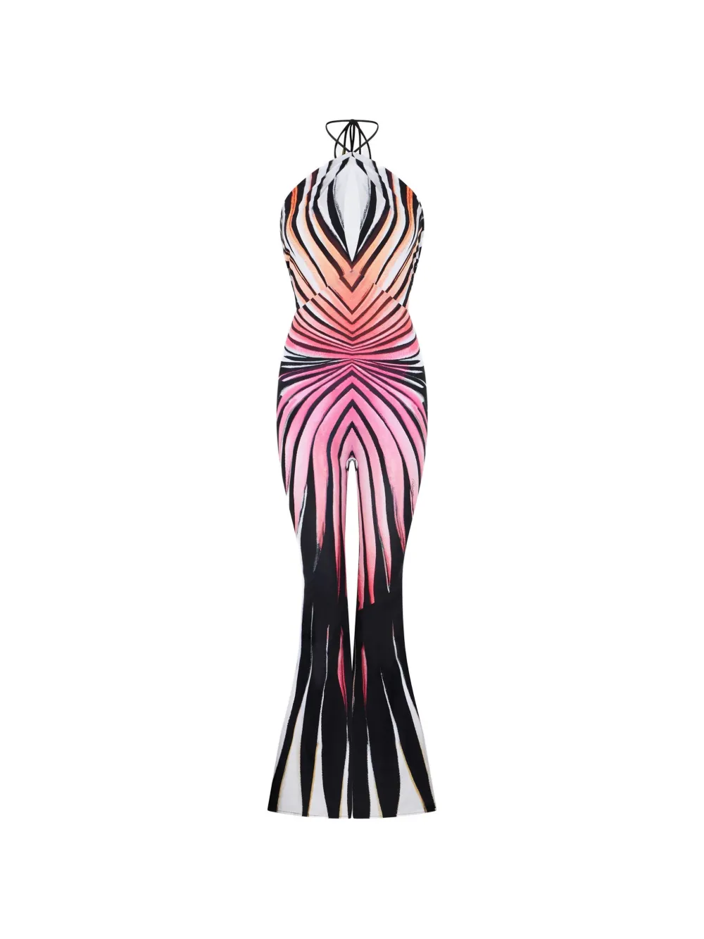 Roberto Cavalli Ray of Paradise Jumpsuit mit Cut-Out - Schwarz