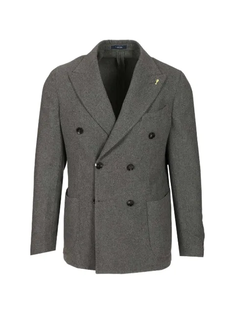 Guarinucci double-breasted peak-lapel blazer