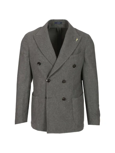 Guarinucci double-breasted peak-lapel blazer