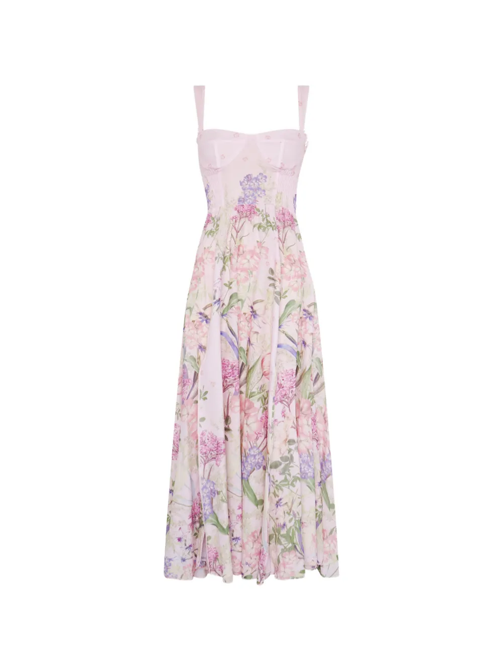 Charo Ruiz Ibiza Crissy floral-print midi dress - Rosa
