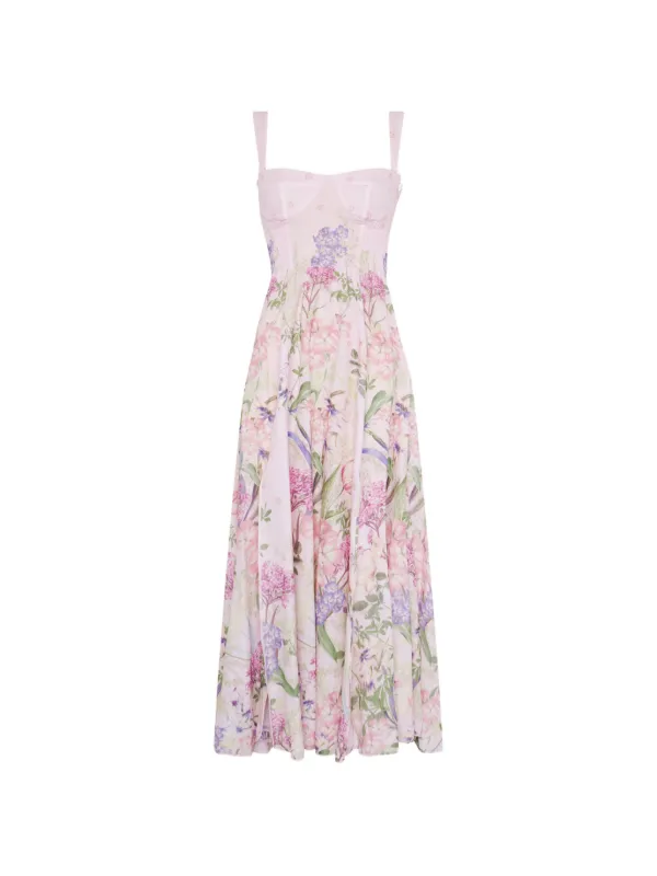 charo pink dress Iraso long Dress