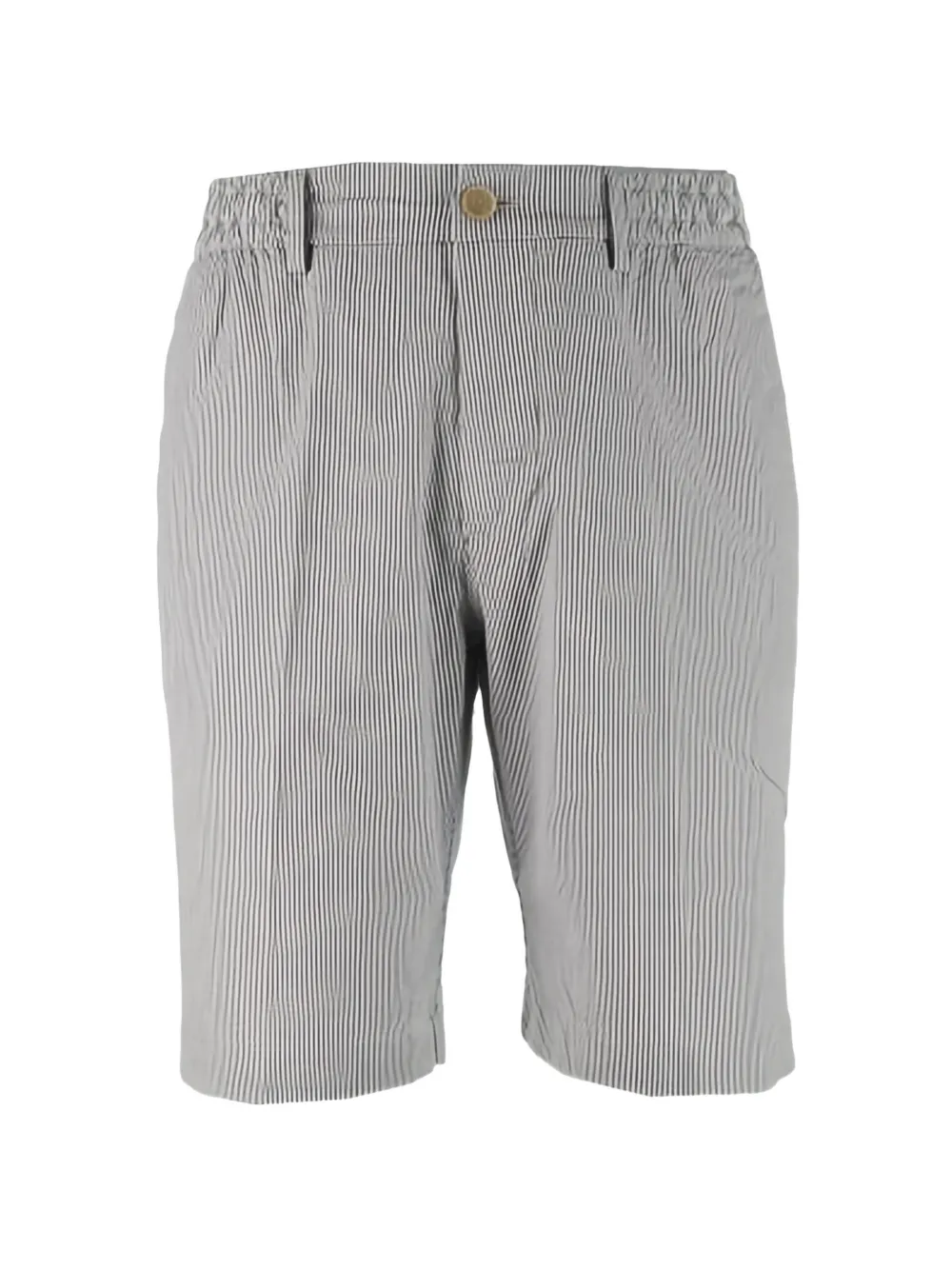 Cruna striped tailored shorts - Blu