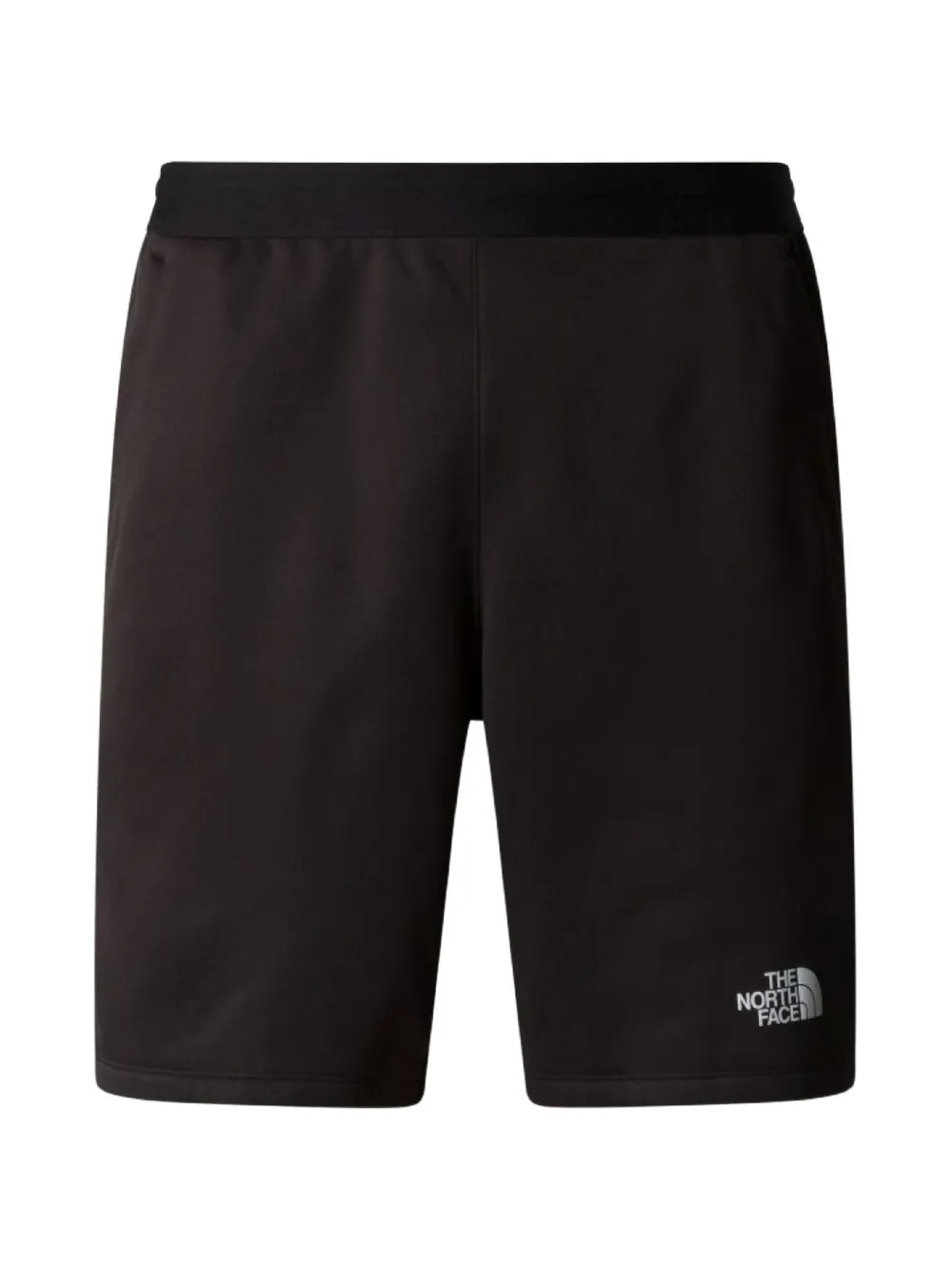 The North Face logo-patch ribbed-trim shorts - Nero