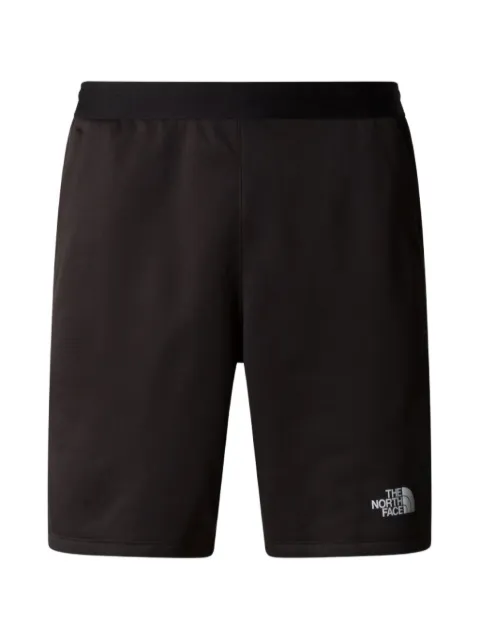 The North Face logo-patch ribbed-trim shorts