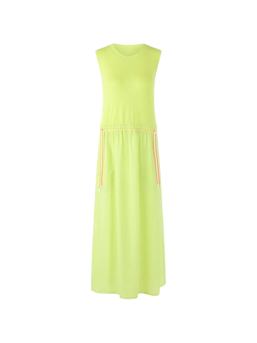 MARCCAIN drawstring-waist sleeveless midi dress - Grün