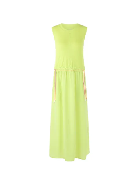 MARCCAIN drawstring-waist sleeveless midi dress