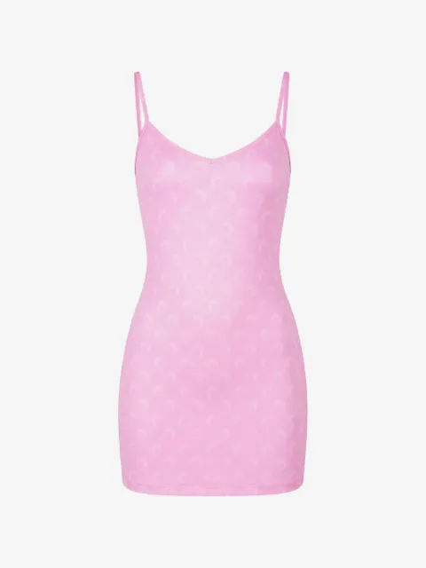 Marine Serre Moon-print jersey dress