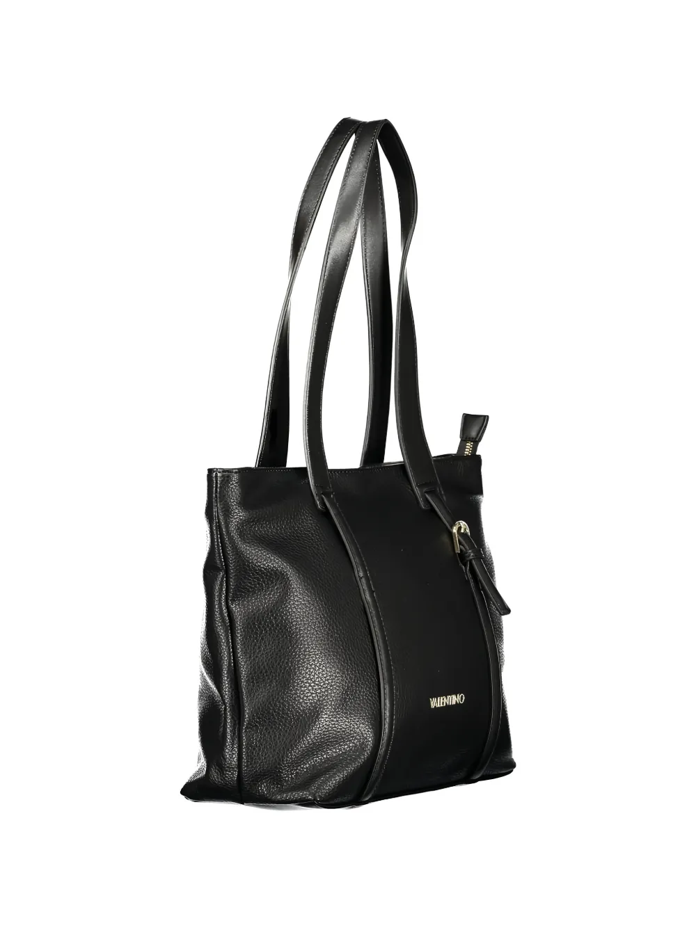 MARIO VALENTINO Bewerkte shopper met logo Zwart