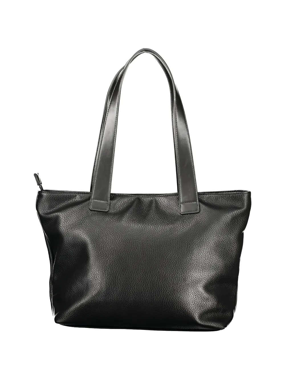 MARIO VALENTINO Bewerkte shopper met logo Zwart