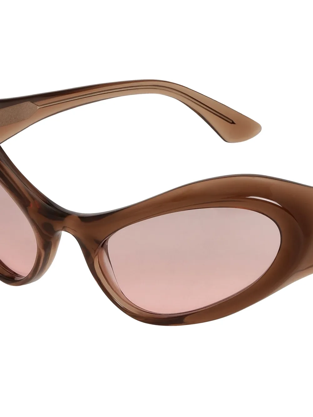 Henrik Vibskov Scott cat-eye zonnebril Bruin