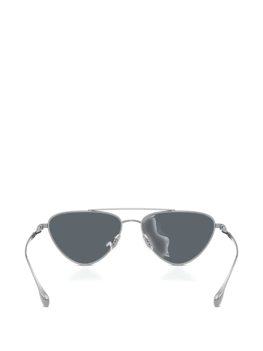 Oliver Peoples x Jil Sander Edition 1 zonnebril met piloten montuur Zilver