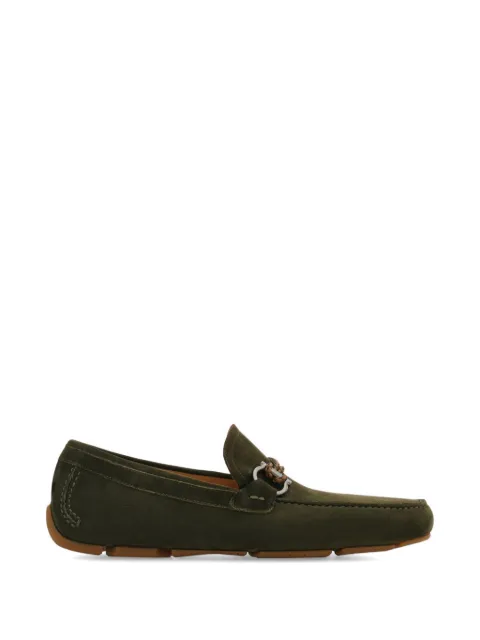 Ferragamo Gancini woven-strap loafers