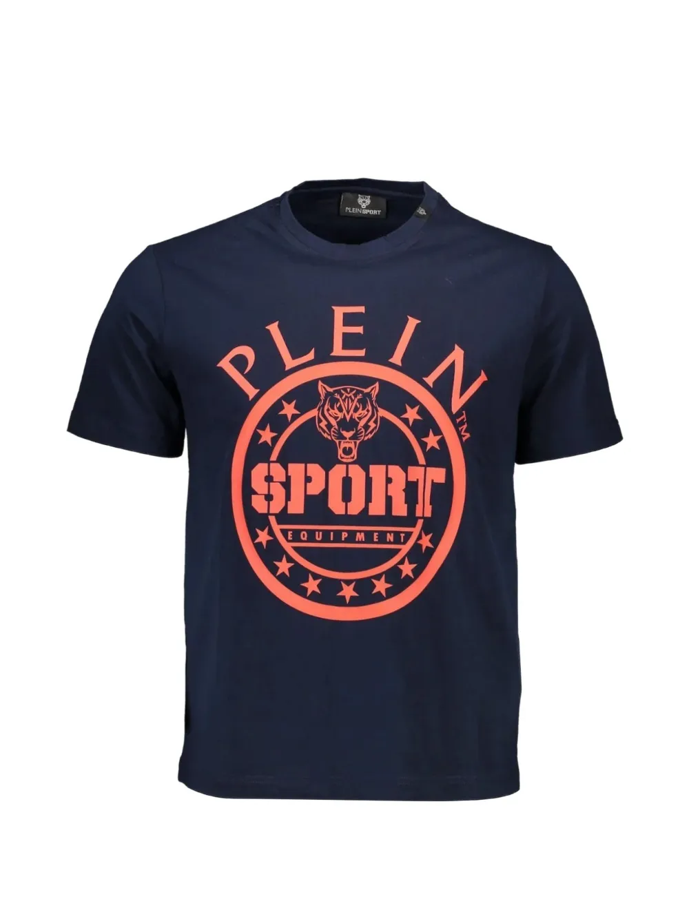 Plein Sport T-shirt in cotone con logo - Blu