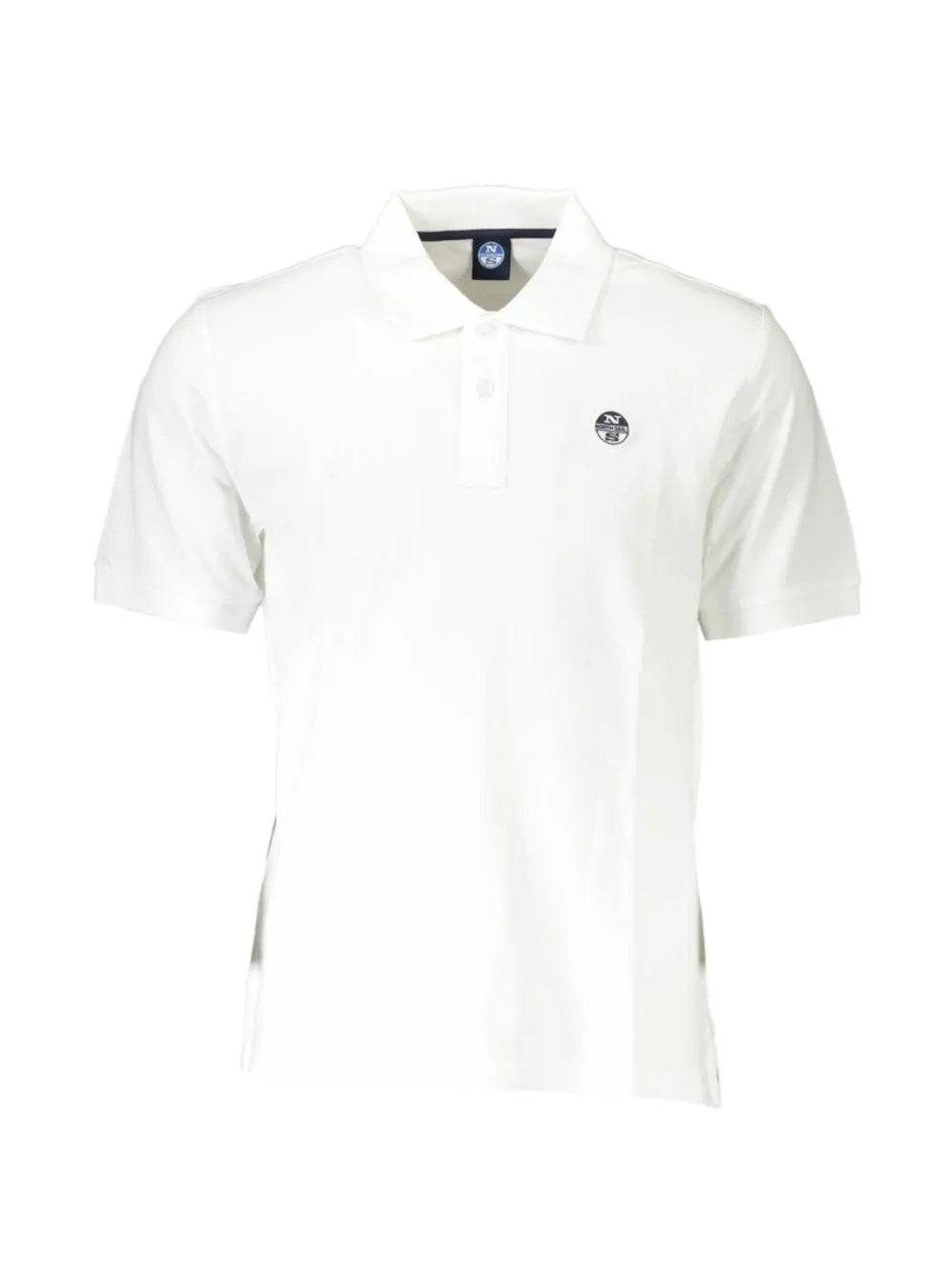 North Sails logo-patch short-sleeve polo shirt