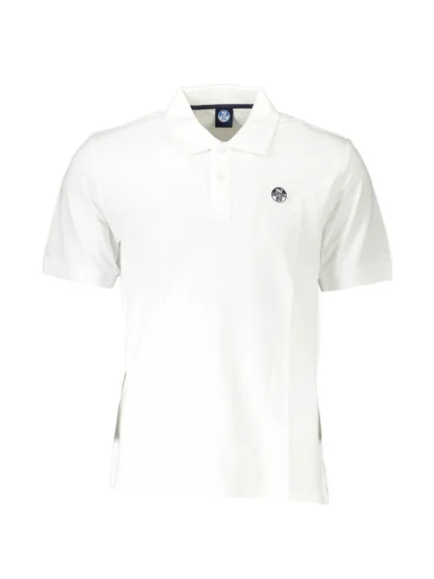 North Sails logo-patch short-sleeve polo shirt