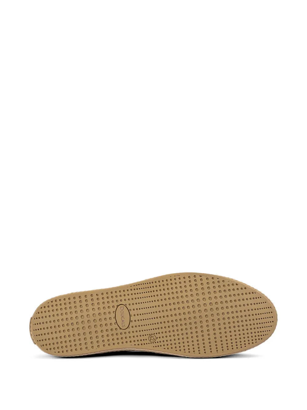 Doucal's Horizon suede braided-trim espadrilles Blauw