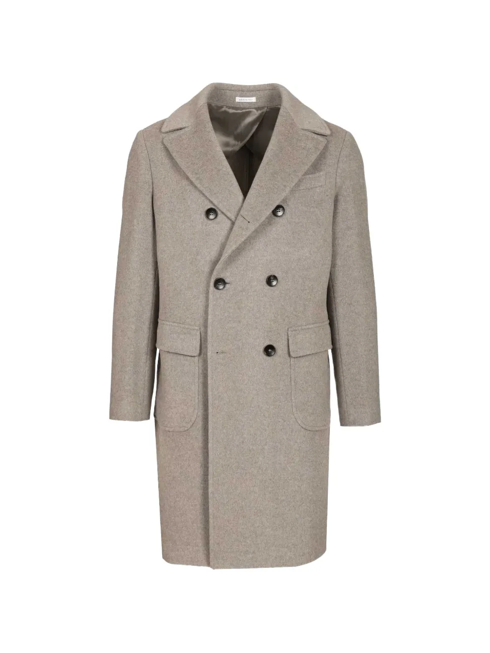 Al Duca D’Aosta 1902 Ulster double-breasted coat - Nude